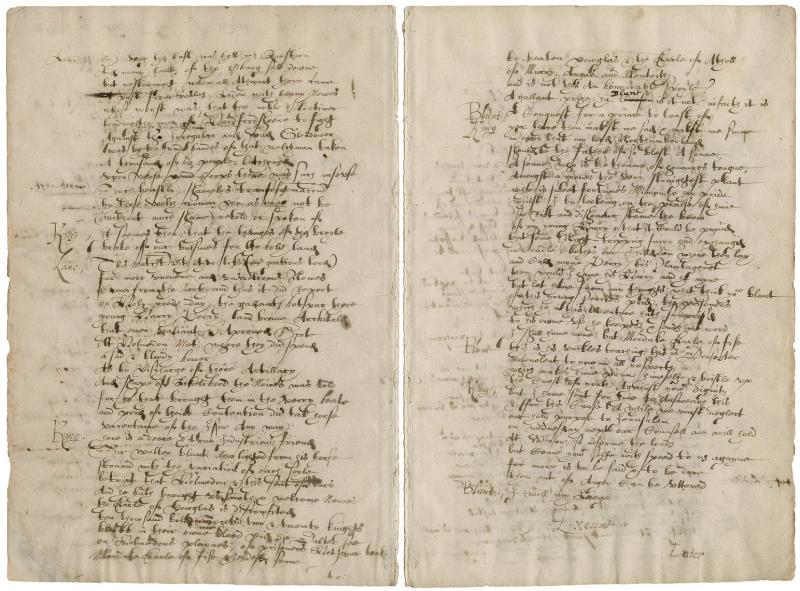 Earliest Manuscript Copy Of A Shakespeare Play: Conflated Version Of ...